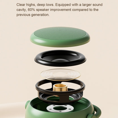 EWA A20 Mini Bluetooth Bass Radiator Metal Speaker(Sliver) - Mini Speaker by EWA | Online Shopping UK | buy2fix