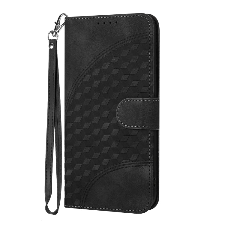 For Samsung Galaxy Note20 Ultra YX0060 Elephant Head Embossed Phone Leather Case with Lanyard(Black) - Galaxy Note20 Ultra Cases by buy2fix | Online Shopping UK | buy2fix