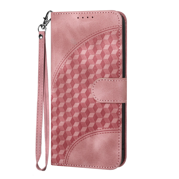 For Xiaomi 13T/13T Pro/Redmi K60 Ultra YX0060 Elephant Head Embossed Phone Leather Case with Lanyard(Pink) - Redmi K60 Ultra Cases by buy2fix | Online Shopping UK | buy2fix