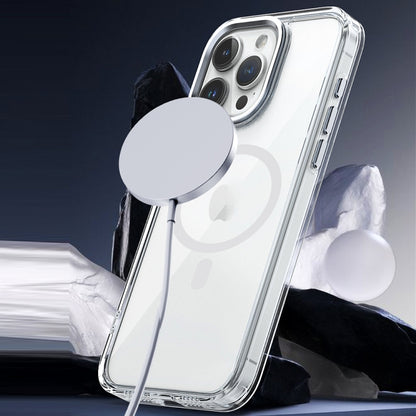 For iPhone 11 MagSafe Magnetic Clear Phone Case(Transparent) - iPhone 11 Cases by buy2fix | Online Shopping UK | buy2fix