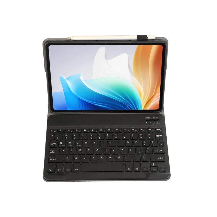 For OnePlus Pad Go / OPPO Pad Air2 / Neo OP14 TPU Ultra-thin Detachable Bluetooth Keyboard Leather Case(Black) - Others Keyboard by buy2fix | Online Shopping UK | buy2fix