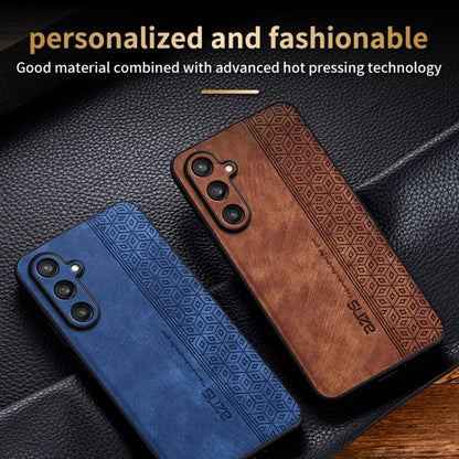 For Samsung Galaxy S24 5G AZNS 3D Embossed Skin Feel Phone Case(Brown) - Galaxy S24 5G Cases by AZNS | Online Shopping UK | buy2fix