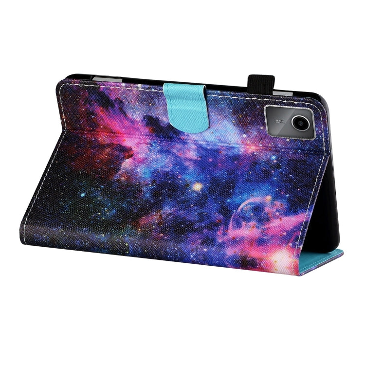 For Lenovo Tab M11/ Xiaoxin Pad 11 2024 Coloured Drawing Stitching Smart Leather Tablet Case(Starry Sky) - Lenovo by buy2fix | Online Shopping UK | buy2fix