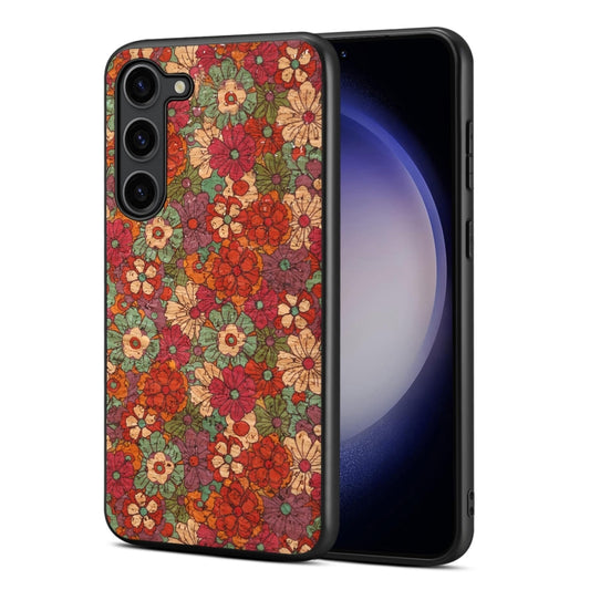 For Samsung Galaxy S24+ 5G Four Seasons Flower Language Series TPU Phone Case(Summer Red) - Galaxy S24+ 5G Cases by buy2fix | Online Shopping UK | buy2fix