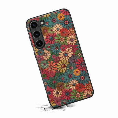 For Samsung Galaxy S23 FE 5G Four Seasons Flower Language Series TPU Phone Case(Spring Green) - Galaxy S23 FE 5G Cases by buy2fix | Online Shopping UK | buy2fix