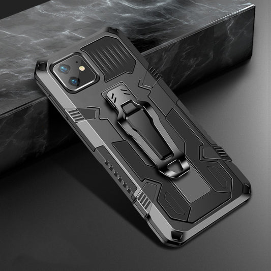 For iPhone 11 Pro Max Machine Armor Warrior Shockproof PC + TPU Protective Case(Black) - iPhone 11 Pro Max Cases by buy2fix | Online Shopping UK | buy2fix