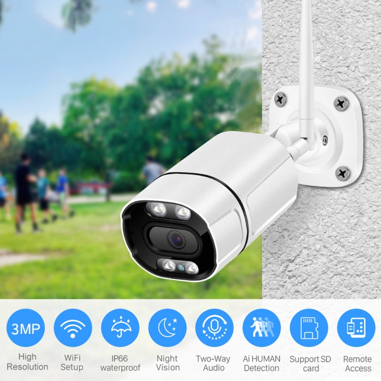 Q39 Motion Tracking Night Vision Smart Camera Supports Voice Intercom, Plug Type:UK Plug(White) - Wireless Camera by buy2fix | Online Shopping UK | buy2fix