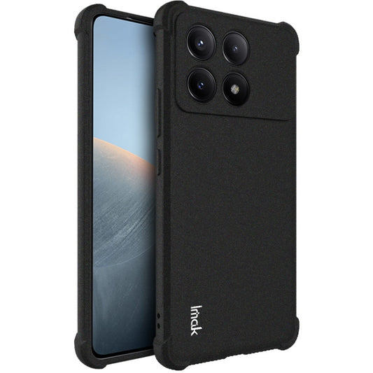 For Xiaomi Redmi K70 5G / K70 Pro 5G imak Shockproof Airbag TPU Phone Case(Matte Black) - K70 Pro Cases by imak | Online Shopping UK | buy2fix
