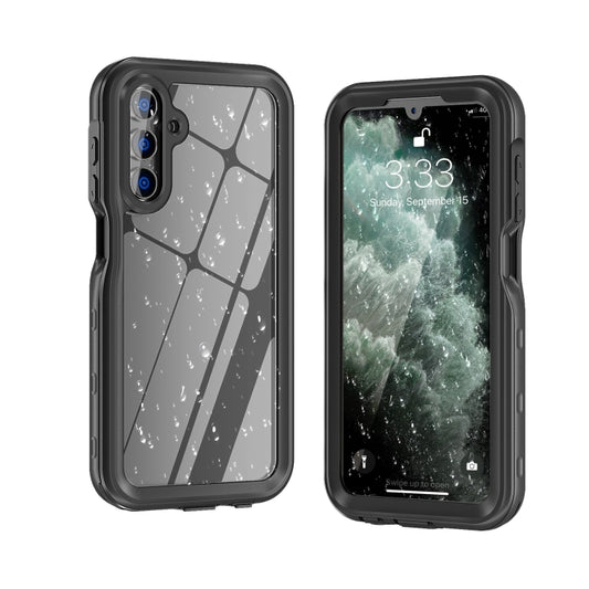 For Samsung Galaxy A15 5G RedPepper 360 Full Body Rugged IP68 Waterproof Phone Case(Black) - Galaxy Phone Cases by RedPepper | Online Shopping UK | buy2fix