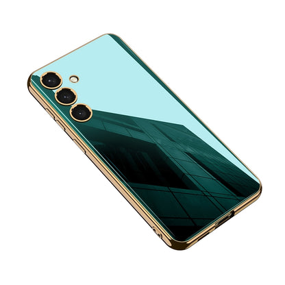 For Samsung Galaxy S24 5G GKK Electroplating TPU Full Coverage Phone Case(Green) - Galaxy S24 5G Cases by GKK | Online Shopping UK | buy2fix