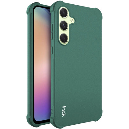 For Samsung Galaxy A35 5G imak Shockproof Airbag TPU Phone Case(Matte Green) - Galaxy Phone Cases by imak | Online Shopping UK | buy2fix