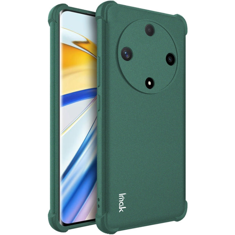 For Honor X9b 5G / Magic6 Lite 5G imak Shockproof Airbag TPU Phone Case(Matte Green) - Honor Cases by imak | Online Shopping UK | buy2fix