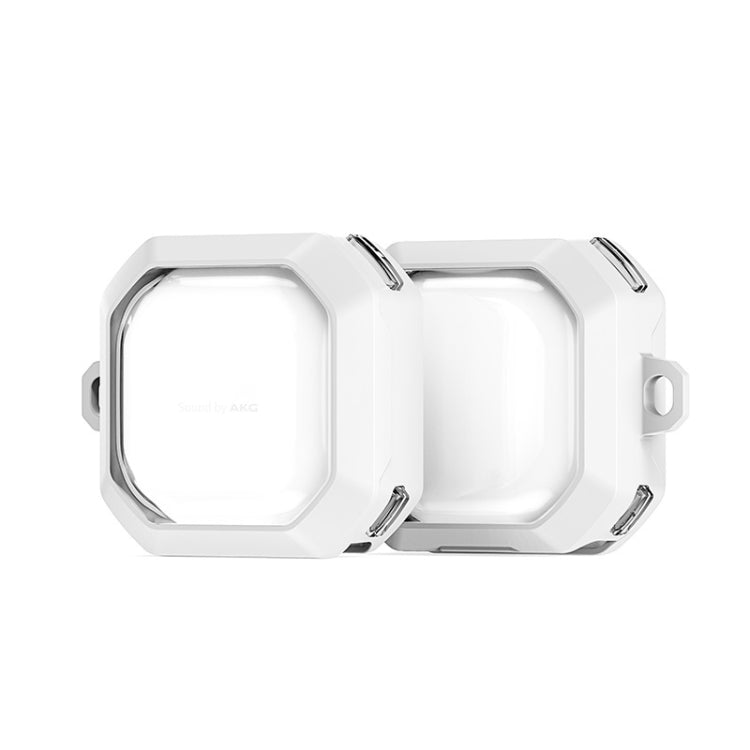 For Samsung Galaxy Buds 2/2 Pro / Buds FE DUX DUCIS SECC Series TPU + PC Wireless Earphones Protective Case(White) - Samsung Earphone Case by DUX DUCIS | Online Shopping UK | buy2fix