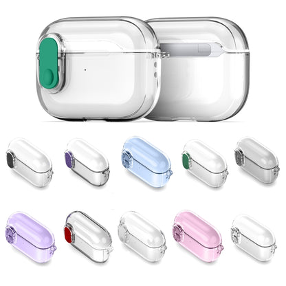 For AirPods Pro DUX DUCIS PECL Series Split Transparent Earphone Case with Hook(Purple) - For AirPods Pro by DUX DUCIS | Online Shopping UK | buy2fix