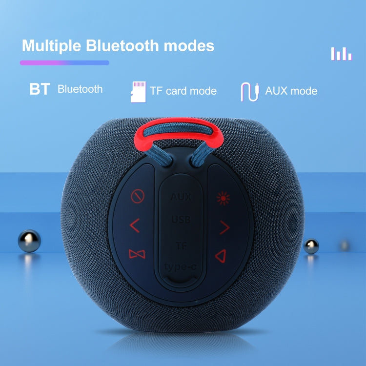 HOPESTAR H52 IPX6 Waterproof Portable Wireless Bluetooth Speaker(Blue) - Waterproof Speaker by HOPESTAR | Online Shopping UK | buy2fix