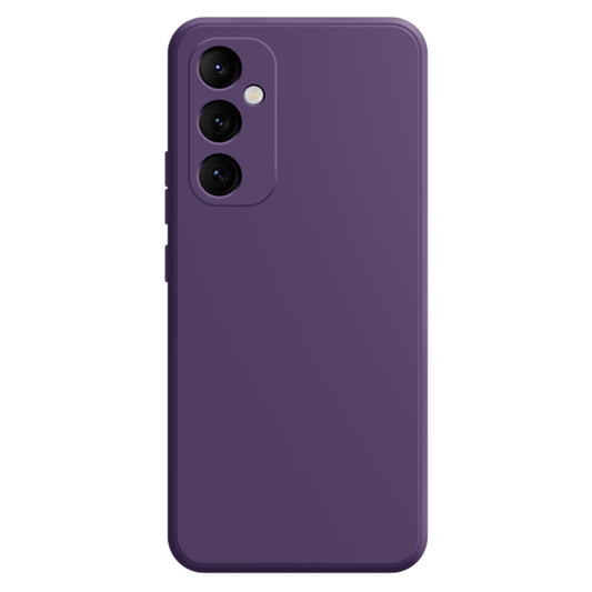 For Samsung Galaxy A35 Imitation Liquid Silicone Phone Case(Dark Purple) - Galaxy Phone Cases by buy2fix | Online Shopping UK | buy2fix