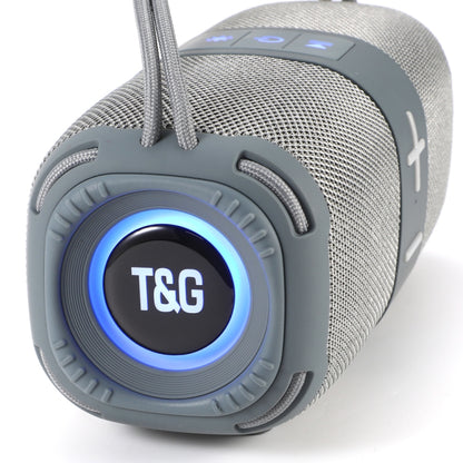 T&G TG-668 Wireless Bluetooth Speaker Portable TWS Subwoofer with Handle(Grey) - Desktop Speaker by T&G | Online Shopping UK | buy2fix