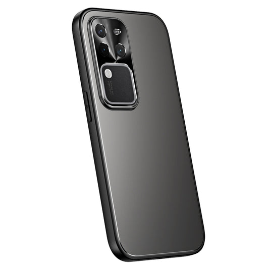 For vivo S18 Pro R-JUST RJ-61 Electroplating Frosted TPU + PC Phone Case(Grey) - S18 Pro Cases by R-JUST | Online Shopping UK | buy2fix