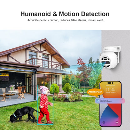 SriHome SH047 4MP IP66 Waterproof Motion Detection Night Vision WiFi HD Camera(AU Plug) - Wireless Camera by SriHome | Online Shopping UK | buy2fix