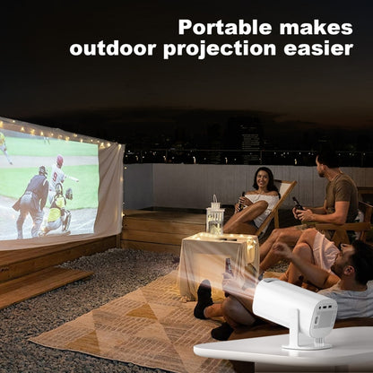 GXMO P30 Android 11 OS HD Portable WiFi Projector, Plug Type:AU Plug(White) - Mini Projector by GXMO | Online Shopping UK | buy2fix