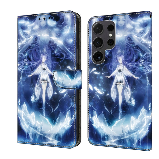 For Samsung Galaxy S22 Ultra 5G Crystal Painted Leather Phone case(Magic Fairy) - Galaxy S22 Ultra 5G Cases by buy2fix | Online Shopping UK | buy2fix