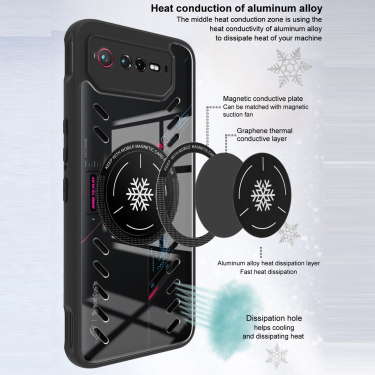 For Asus ROG Phone 6 / 6 Pro / 6D imak UX-9A Series Four-corner Airbag Shockproof Heat Dissipation Phone Case - ASUS Cases by imak | Online Shopping UK | buy2fix