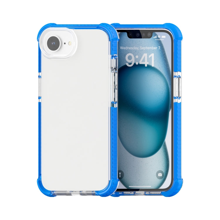 For iPhone SE 2024 Acrylic Full Coverage Shockproof Phone Case(Blue) - More iPhone Cases by buy2fix | Online Shopping UK | buy2fix