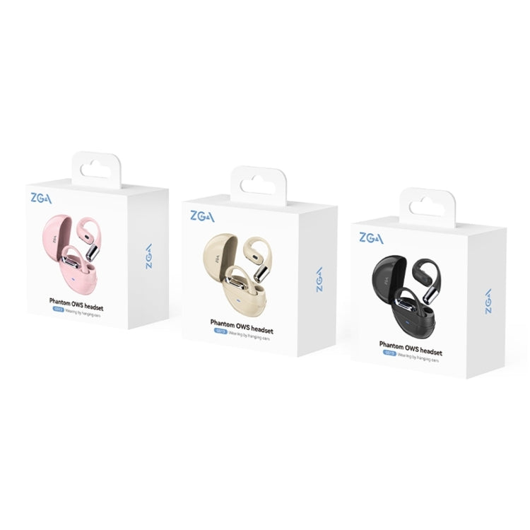 ZGA GS13 Phantom Open Wireless Bluetooth Earphone(Beige) - Bluetooth Earphone by ZGA | Online Shopping UK | buy2fix