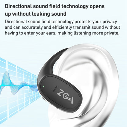 ZGA GS15 Ear-mounted Wireless Bluetooth Earphone(Beige) - Bluetooth Earphone by ZGA | Online Shopping UK | buy2fix