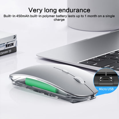 ZGA Chinchilla Dual Mode Wireless 2.4G + Bluetooth 5.0 Mouse(Black) - Wireless Mice by ZGA | Online Shopping UK | buy2fix