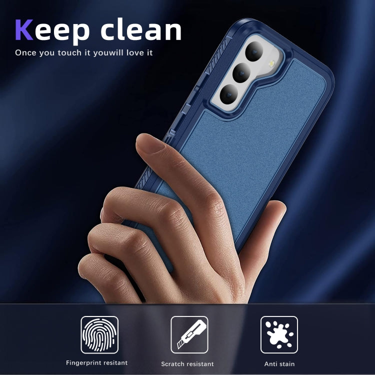 For Samsung Galaxy S22 5G Guard Life Waterproof Frosted Phone Case(Royal Blue) - Galaxy S22 5G Cases by buy2fix | Online Shopping UK | buy2fix