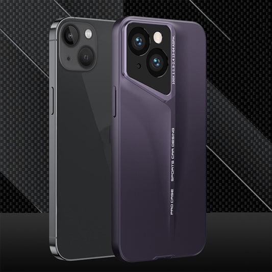 For iPhone 15 GKK Blade Ultra-thin Full Coverage Phone Case(Purple) - iPhone 15 Cases by GKK | Online Shopping UK | buy2fix