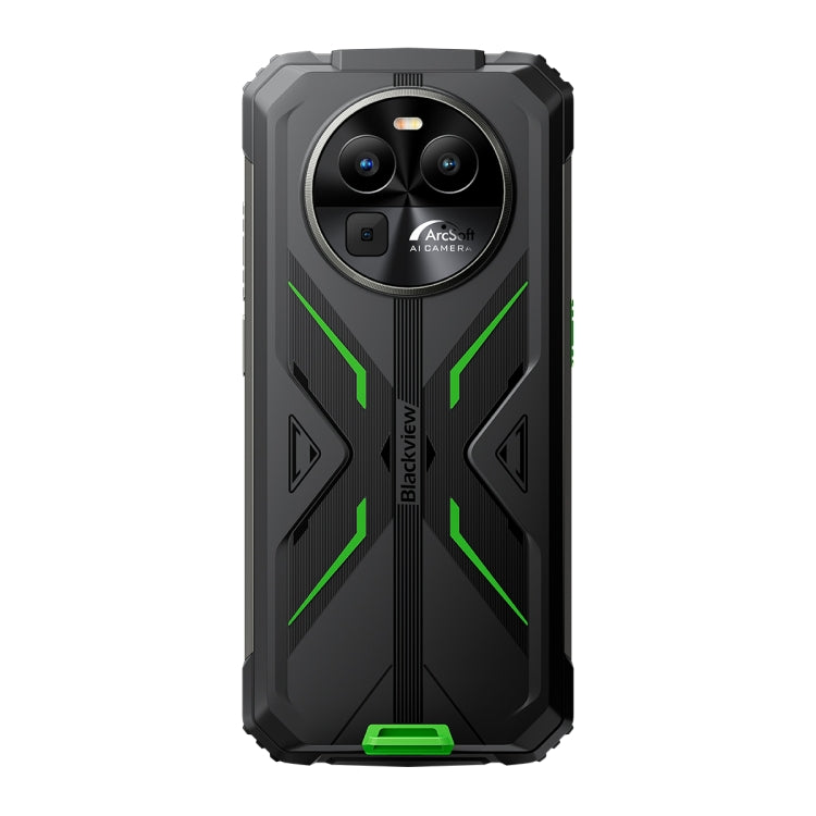 [HK Warehouse] Blackview BV8100 Rugged Phone, 8GB+256GB, 6.5 inch Android 14 MediaTek Helio G99 Octa Core up to 2.2GHz, Network: 4G, NFC, OTG(Green) - Blackview by Blackview | Online Shopping UK | buy2fix