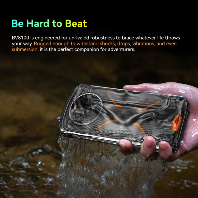 [HK Warehouse] Blackview BV8100 Rugged Phone, 8GB+256GB, 6.5 inch Android 14 MediaTek Helio G99 Octa Core up to 2.2GHz, Network: 4G, NFC, OTG(Black) - Blackview by Blackview | Online Shopping UK | buy2fix
