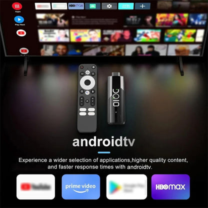 LEMFO DQ10 Allwinner H618 Quad Core ARM Cortex A53 8K HD Android TV Stick, RAM:4GB+32GB(EU Plug) - Android TV Sticks by LEMFO | Online Shopping UK | buy2fix