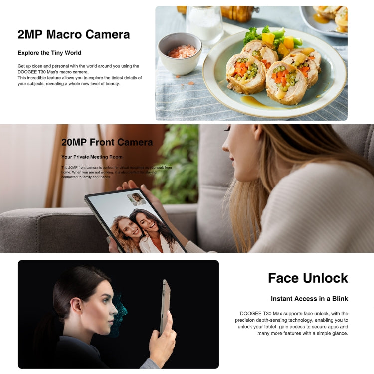 [HK Warehouse] DOOGEE T30 Max Tablet PC 12.4 inch, 8GB+512GB, Android 14 MediaTek Helio G99 Octa Core, Global Version with Google Play, EU Plug(Dark Green) - Other by DOOGEE | Online Shopping UK | buy2fix
