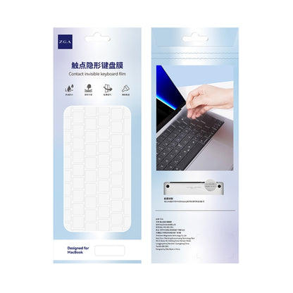 For MacBook Pro 14.2 inch 2021 ZGA Contact Invisible TPU Keyboard Protective Film - Keyboard Protector by ZGA | Online Shopping UK | buy2fix