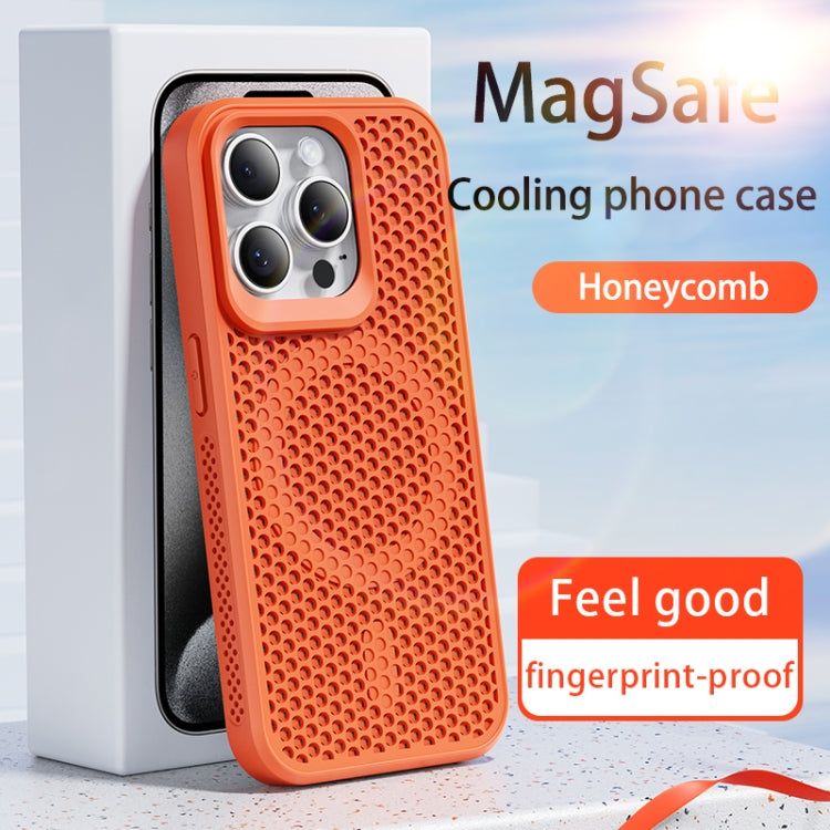 For iPhone 11 Pro Max MagSafe Magnetic Heat Dissipation Phone Case(Dark Blue) - iPhone 11 Pro Max Cases by buy2fix | Online Shopping UK | buy2fix