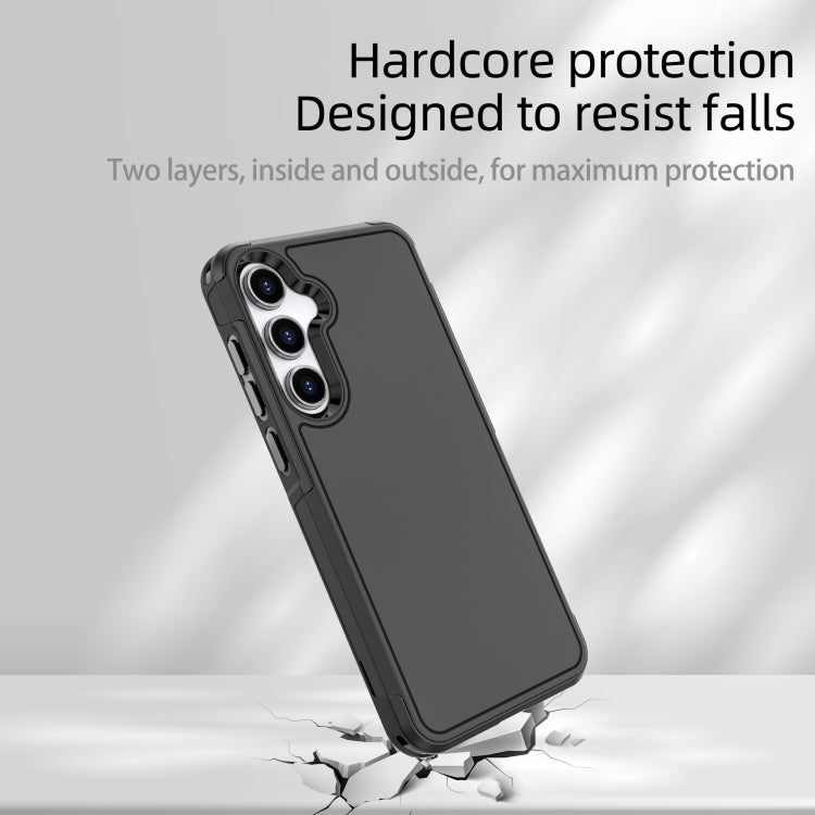 For Samsung Galaxy A55 5G RedPepper Armor PC Hybrid TPU Phone Case(Black) - Galaxy Phone Cases by RedPepper | Online Shopping UK | buy2fix