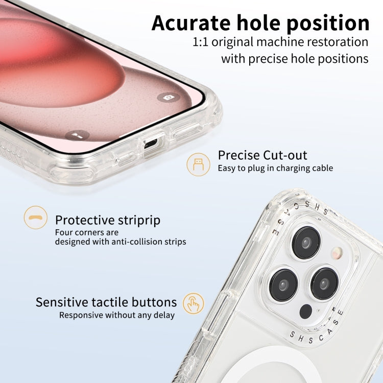 For iPhone 15 Plus Dreamland MagSafe Magnetic 3 in 1 TPU + PC Phone Case(Transparent) - iPhone 15 Plus Cases by buy2fix | Online Shopping UK | buy2fix