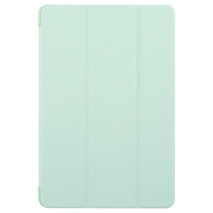 For Huawei MatePad SE 11 2024 Tri-fold Silicone Leather Tablet Case(Green) - Huawei by buy2fix | Online Shopping UK | buy2fix