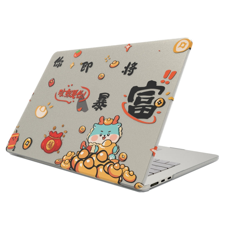 For MacBook Pro 15.4 A1286 UV Printed Pattern Laptop Frosted Protective Case(DDC-1689) - MacBook Pro Cases by buy2fix | Online Shopping UK | buy2fix