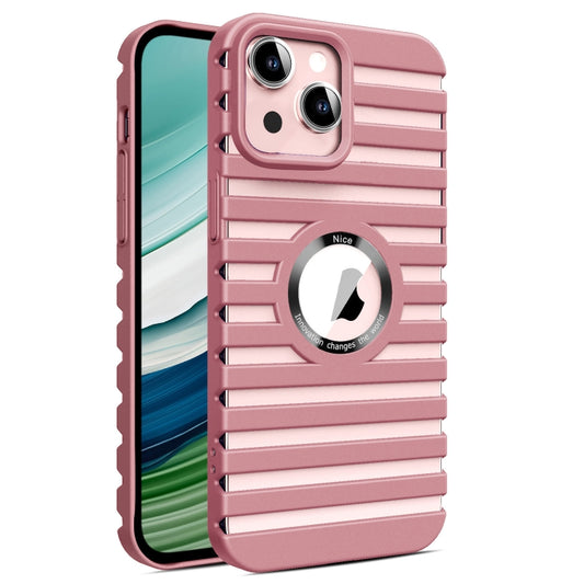 For iPhone 13 Hollow Heat Dissipation MagSafe Magnetic PC Phone Case(Pink) - iPhone 13 Cases by buy2fix | Online Shopping UK | buy2fix