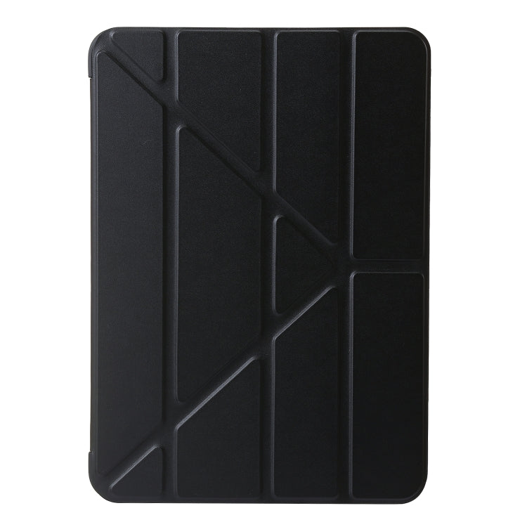 For iPad Air 13 2024 TPU Deformation Flip Leather Tablet Case with Holder(Black) - iPad Air 13 2024 Cases by buy2fix | Online Shopping UK | buy2fix