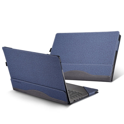 For HP Elitebook 840 G7 / 845 G7 / G8 Leather Laptop Shockproof Protective Case(Dark Blue) - Screen & Keyboard Cover by buy2fix | Online Shopping UK | buy2fix