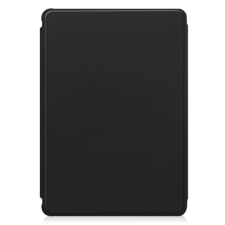 For iPad Pro 11 2024 Transparent Rotation Smart Leather Tablet Case(Black) - iPad Pro 11 2024 Cases by buy2fix | Online Shopping UK | buy2fix