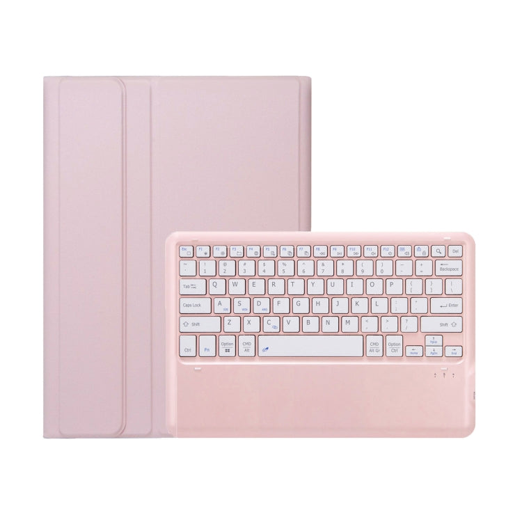 For iPad Pro 13 2024 A13B Detachable Ultra-Thin Bluetooth Keyboard Leather Tablet Case with Pen Slot(Pink) - For iPad Pro by buy2fix | Online Shopping UK | buy2fix