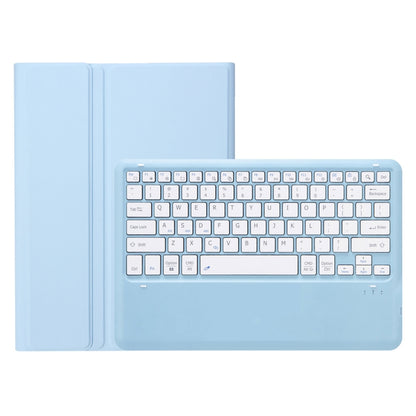 For iPad Pro 13 2024 A13B Detachable Ultra-Thin Bluetooth Keyboard Leather Tablet Case with Pen Slot(Light Blue) - For iPad Pro by buy2fix | Online Shopping UK | buy2fix