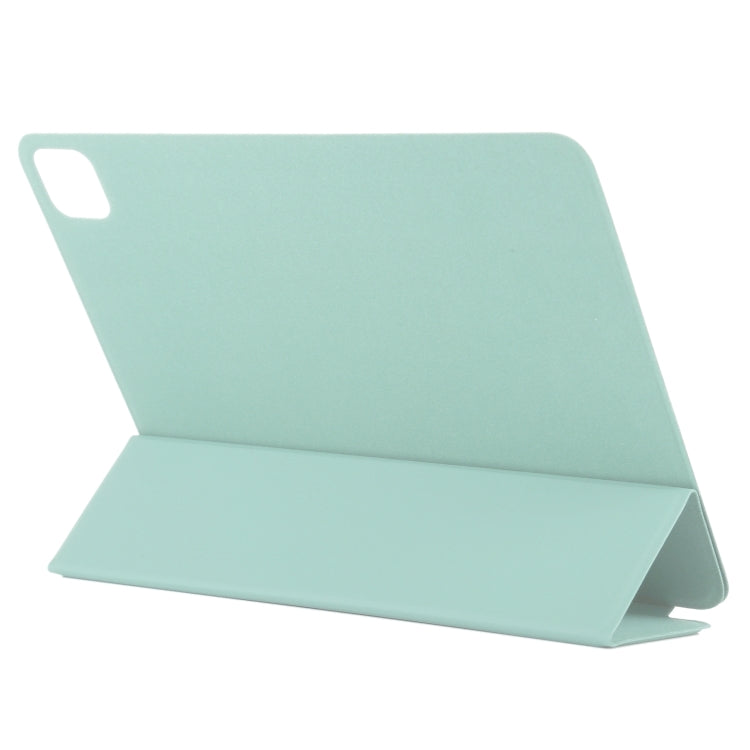 For iPad Pro 13 2024 Double-sided Clip Non-buckle Magnetic PU Smart Tablet Case(Light Green) - iPad Air 13 2024 Cases by buy2fix | Online Shopping UK | buy2fix