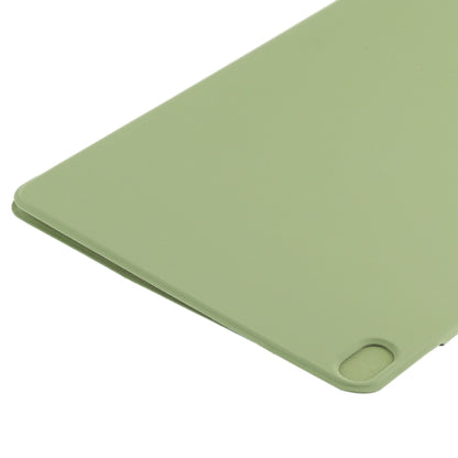 For iPad Air 13 2024 Double-sided Clip Fixed Buckle Magnetic PU Leather Smart Tablet Case(Grass Green) - iPad Air 13 2024 Cases by buy2fix | Online Shopping UK | buy2fix